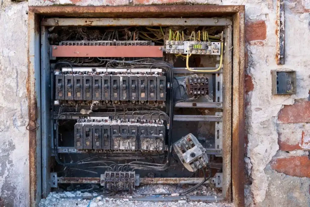 asbestos inside switchboards